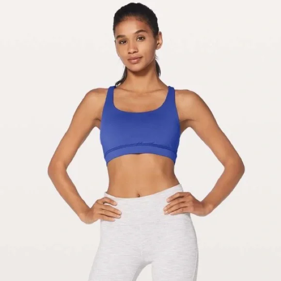 Lululemon Energy Bra Moroccan Blue - Picture 3 of 6
